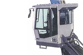 Terex Fuchs Cabine sollevabili idraulicamente
